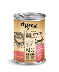 Mycat Tahılsız Kuzu Etli Yavru Yaş Kedi Maması 450 gr