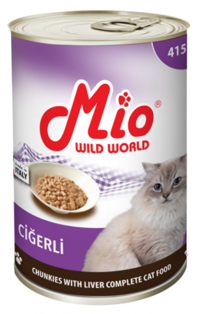 Mio Ciğerli Yetişkin Yaş Kedi Maması 415 gr