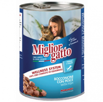 Miglior Gatto Balıklı Yetişkin Yaş Kedi Maması 405 gr