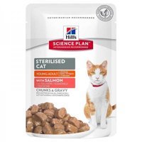 Hill's Gravy Kısırlaştırılmış Somonlu Soslu Yetişkin Yaş Kedi Maması 85 gr