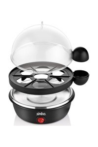 RealFoni rf-85322 7'li 350 W Plastik Siyah Yumurta Haşlayıcı