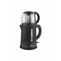 Awox Teaplus Cam Demlikli 2000 W Plastik Gövdeli Siyah Retro Çay Makinesi
