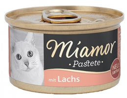 Miamor Pastete Adult Somonlu Yetişkin Yaş Kedi Maması 85 gr