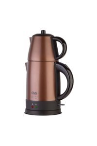 CVS Dn 1515 Çelik Demlikli 1800 W Çelik Gövdeli Kahverengi Çay Makinesi