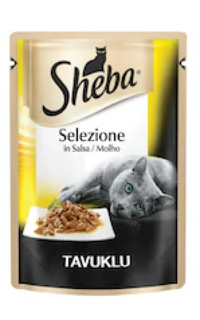 Sheba Pouch Tavuklu Yetişkin Yaş Kedi Maması 85 gr