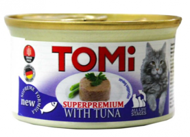 Tomi Tahılsız Ton Balıklı Soslu Yetişkin Yaş Kedi Maması 85 gr
