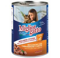 Miglior Gatto Havuçlu Kümes Hayvanlı Yetişkin Yaş Kedi Maması 405 gr