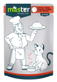 Master Pouch Kümes Hayvanlı Yetişkin Yaş Kedi Maması 80 gr