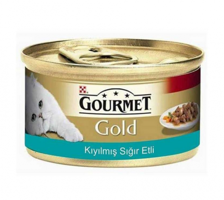 Gourmet Gold Sığır Etli Yetişkin Yaş Kedi Maması 85 gr