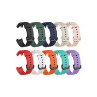Xiaomi Mi Watch Lite Uyumlu Silikon Akıllı Bileklik Kordonu Turuncu
