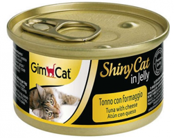 Gimcat Shinycat Peynirli Tuna Balıklı Jöleli Yetişkin Yaş Kedi Maması 70 gr