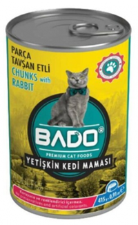 Bado Tavşanlı Yetişkin Yaş Kedi Maması 415 gr
