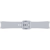 Samsung Watch 5 Uyumlu 20 mm Silikon Akıllı Bileklik Kordonu Gümüş