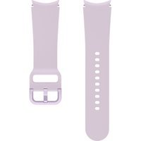 Samsung Watch 5 Uyumlu 20 mm Silikon Akıllı Bileklik Kordonu Menekşe