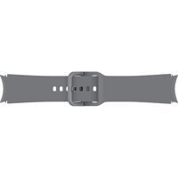 Samsung Watch 5 Uyumlu 20 mm Silikon Akıllı Bileklik Kordonu Gri