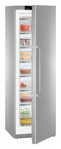 Liebherr GNPes 4355 No Frost 8 Çekmeceli A+++ Enerji Sınıfı 268 lt Dikey Solo Derin Dondurucu Gri