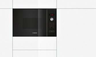 Bosch HMT75M664 Siyah 25 lt Dijital Dokunmatik Ankastre Mikrodalga Fırın