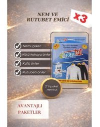 Nemtut Korozyon Önleyici Rutubet Giderici Nem Emici Koku Giderici Küf Önleyici 3 Kutu 6 Paket 3 kg