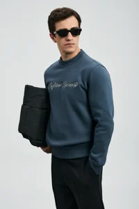 Lufian Loved Erkek Sweatshirt Antrasit Antrasit 112030170100110 Antrasit