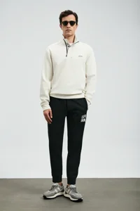 Lufian Wonder Erkek Sweatshirt Ekru Ekru 112030185100520 Ekru