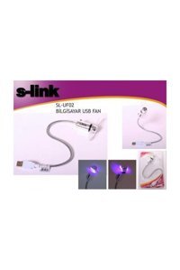 S-Link SL-UF02 Akrobat 2.9 inç 3 Kademeli USB Masaüstü Kullanımlı Vantilatör