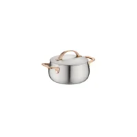 Berghoff Home Belly Kapaklı Güveç Tenceresi 18CM Warm Pembe - Metalik