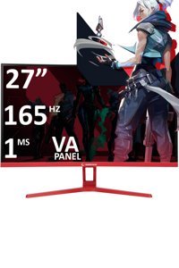 Rampage CM27R165C Compact 165 Hz 1 ms 27 inç FHD Curved VGA HDMI Freesync 1920 x 1080 px LED Monitör