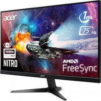 Acer Nitro QG241Ybii 75 Hz 1 ms 24 inç FHD Curved IPS VGA HDMI Freesync 1920 x 1080 px LED Monitör