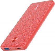 Anker PowerCore 10000 mAh Hızlı Şarj USB & Type C Çoklu Kablolu Powerbank Kırmızı
