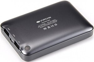 Vorson King 8000 mAh Micro USB Çoklu Kablolu Powerbank Siyah