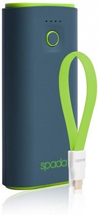 Spada P82 5200 mAh Micro USB Kablolu Powerbank Yeşil