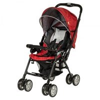 Sunny Baby SB-315 Smart Çift Yönlü Katlanabilir 360 Derece Dönen Tam Yatar Kabin Tipi Puset Bebek Arabası Kırmızı