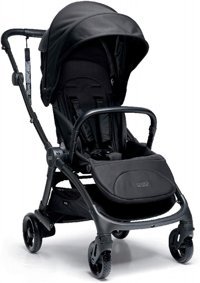 Mamas & Papas Airo Çift Yönlü Katlanabilir Tek Elle Kapanan 360 Derece Dönen Tam Yatar Kabin Tipi Puset Bebek Arabası Siyah