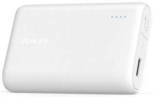 Anker PowerCore 10000 mAh Hızlı Şarj Micro USB Kablolu Powerbank Beyaz
