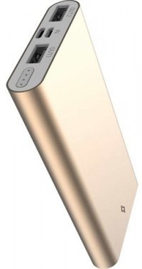 Ttec AlumiSlim 9000 mAh Hızlı Şarj USB & Type C Çoklu Kablolu Powerbank Altın