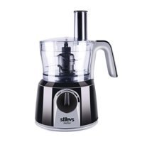 Stilevs Maxi Chef Doğrayıcılı Rendeli 1000 W Mini Mutfak Robotu Siyah