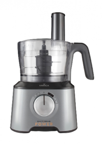 Karaca Mastermaid Power Multifunctional 10 in 1 Doğrayıcılı Rendeli Çırpıcılı 2000 W Mini Mutfak Robotu Gri