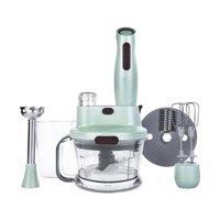 Homend Vintage Functional Doğrayıcılı Rendeli Çırpıcılı 1000 W Mutfak Robotu Yeşil