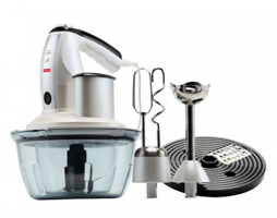 King Miracle P-991 Doğrayıcılı Rendeli Çırpıcılı 500 W Beyaz Mutfak Robotu