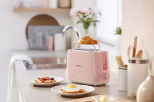 Philips Daily Collection HD2584/50 2 Dilim Kırıntı Tepsili Telli Akıllı 830 W Pembe Mini Ekmek Kızartma Makinesi