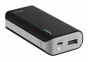 Trust Urban 4400 mAh Işıklı Micro USB Kablolu Powerbank Siyah