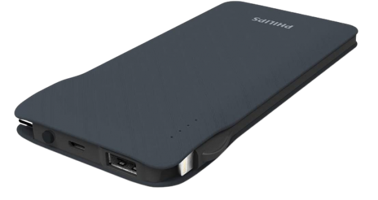 Philips DLP9006N 10000 mAh Hızlı Şarj Micro USB Çoklu Kablolu Powerbank Siyah
