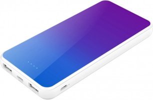 Xipin M8 10000 mAh Hızlı Şarj USB & Type C Çoklu Kablolu Powerbank Mavi