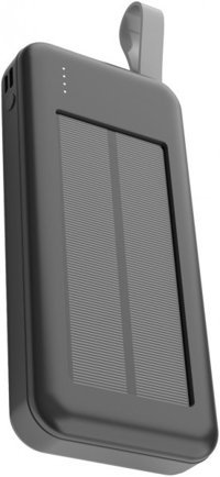 Sprange SR-P19S 12000 mAh Güneş Enerjili Hızlı Şarj USB & Type C Çoklu Kablolu Powerbank Beyaz