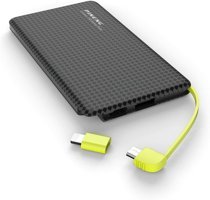 Pineng PN-952 5000 mAh Hızlı Şarj Micro USB Çoklu Kablolu Powerbank Siyah
