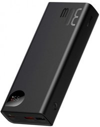 Baseus Adaman 20000 mAh Hızlı Şarj Dijital Göstergeli USB & Type C Çoklu Kablolu Powerbank