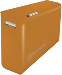 Tunçmatik Mini Charge 5000 mAh Micro USB Kablolu Powerbank Sarı