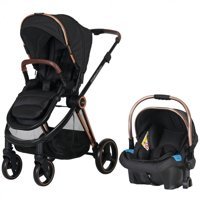 Prego Baby 2069 Quantum Çift Yönlü Katlanabilir 360 Derece Dönen Tam Yatar Travel Sistem Bebek Arabası Bej