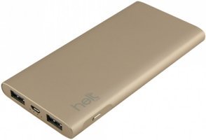 Helt HT-60 10000 mAh Hızlı Şarj Micro USB Çoklu Kablolu Powerbank Altın