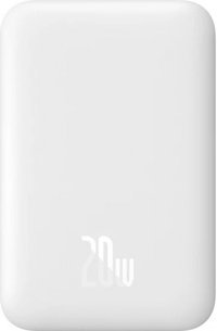 Baseus PPCXW06 6000 mAh Hızlı Şarj USB & Type C Çoklu Kablolu Powerbank Beyaz